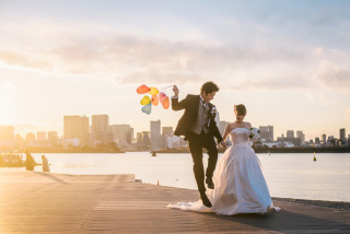 幻想的なサンセットフォト