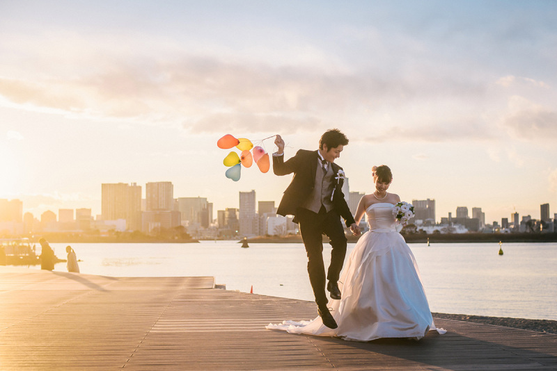 幻想的なサンセットフォト