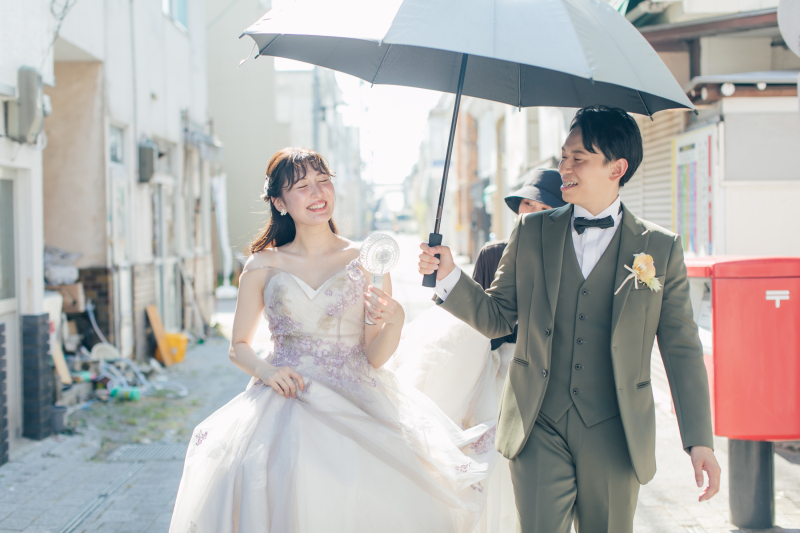 【7月末までの撮影限定】基本料50%OFFキャンペーン｜洋装ロケ＋洋装スタジオ（衣装＋新婦ヘアメイク＋全データ）