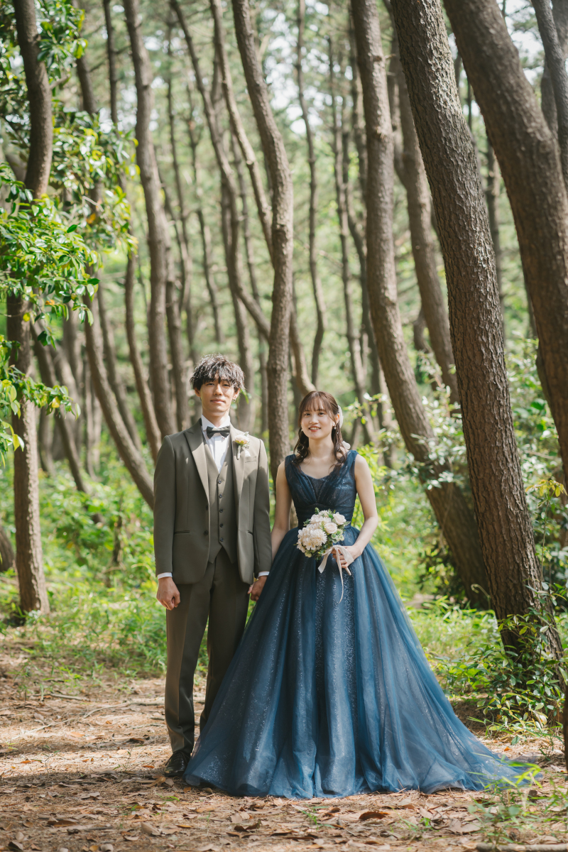 自然の中で撮影スタート