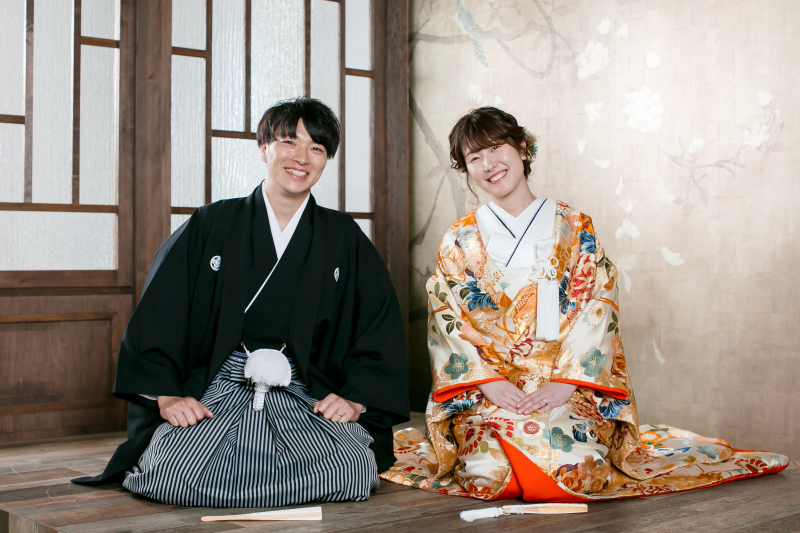 正座でにっこり！