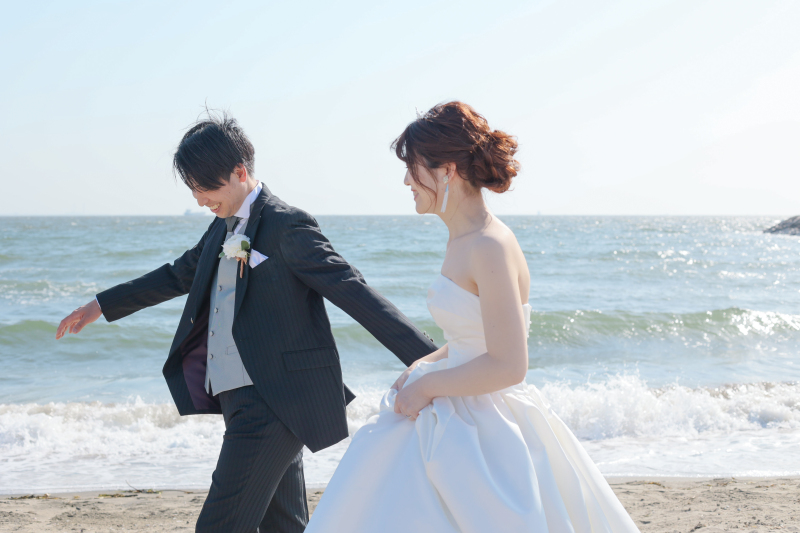 海岸沿いをお散歩