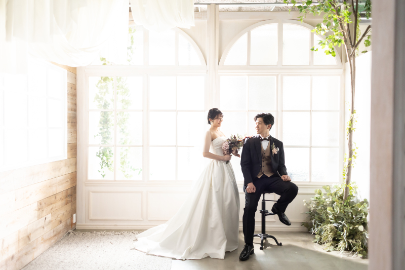 ナチュラルなセットで