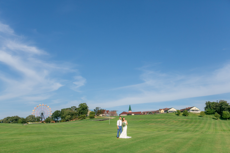 青空と原っぱ！