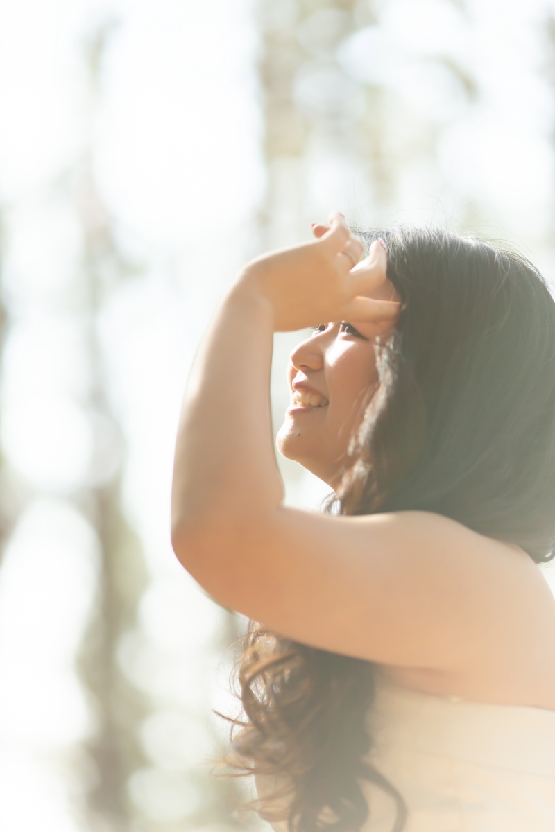 陽の光に包まれて