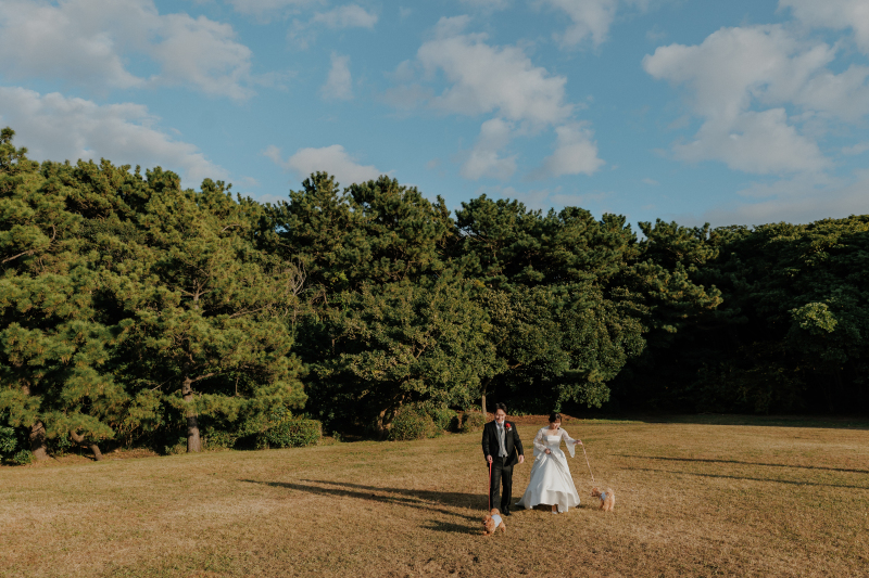 ドレスへ着替えて