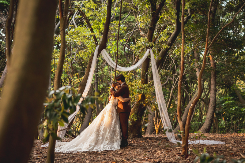 森の中で二人きり