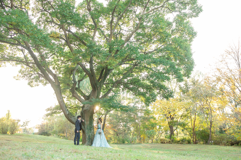 カラードレスにお召し替え