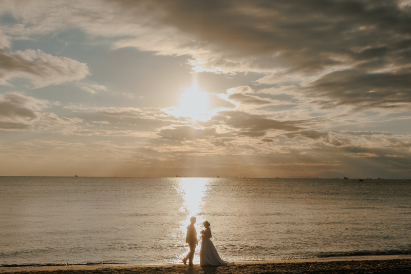 この日は綺麗な夕陽が出てくれました