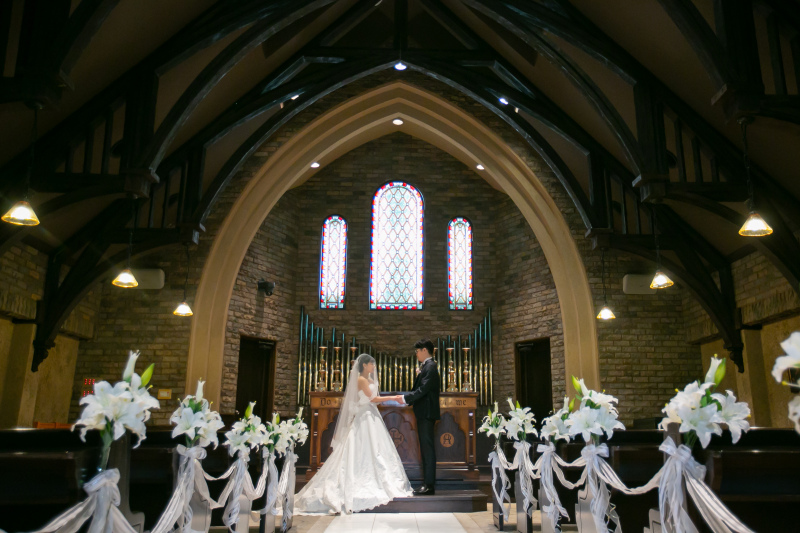 重厚感溢れるチャペル！