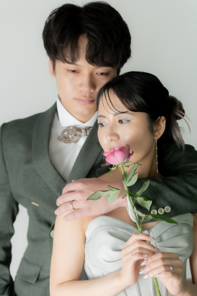 薔薇とおふたり