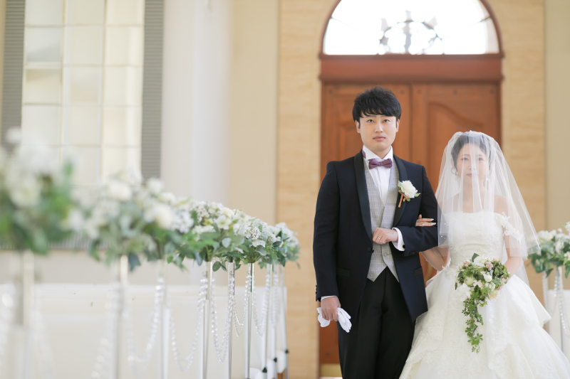 2人の空間で♡チャペルフォト