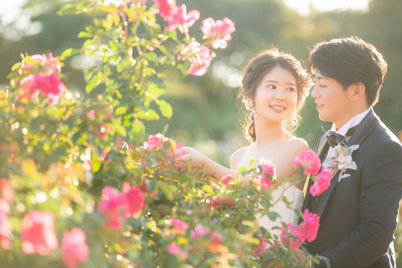 京成バラ園にて