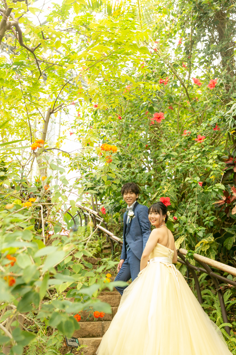 カラードレスにお召し替え!