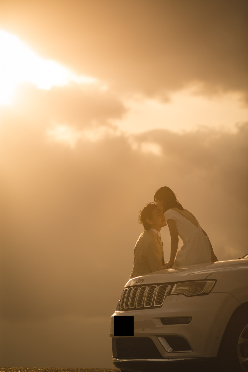 夕日と愛車と・・・