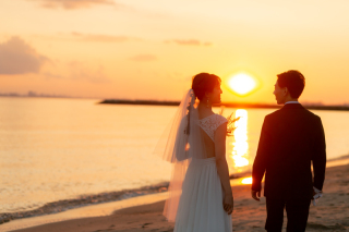 夕陽に包まれて