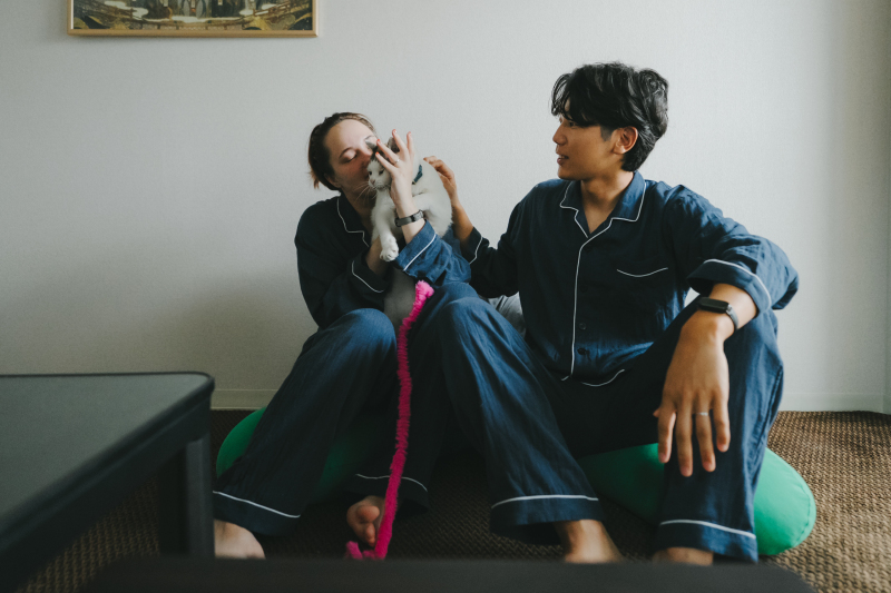 【ペットと一緒に撮影】ロケーションフォト(洋装1着+新婦ヘアメイク+全データ)