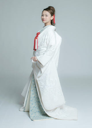 白無垢 （菊小紋）