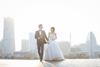 大さん橋/夕暮れ・夜景