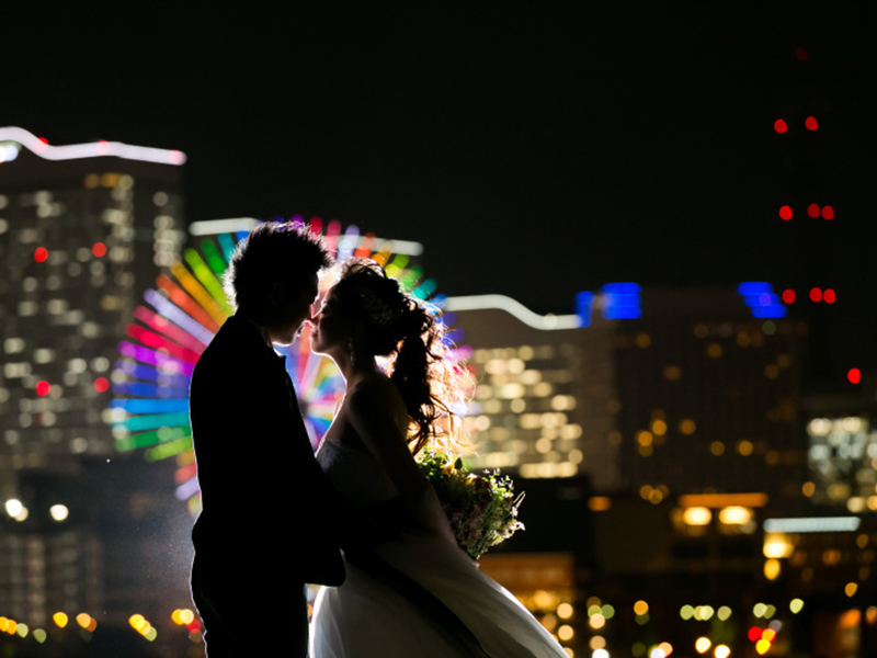 横浜の夜景が写真を彩る「ナイト撮影」