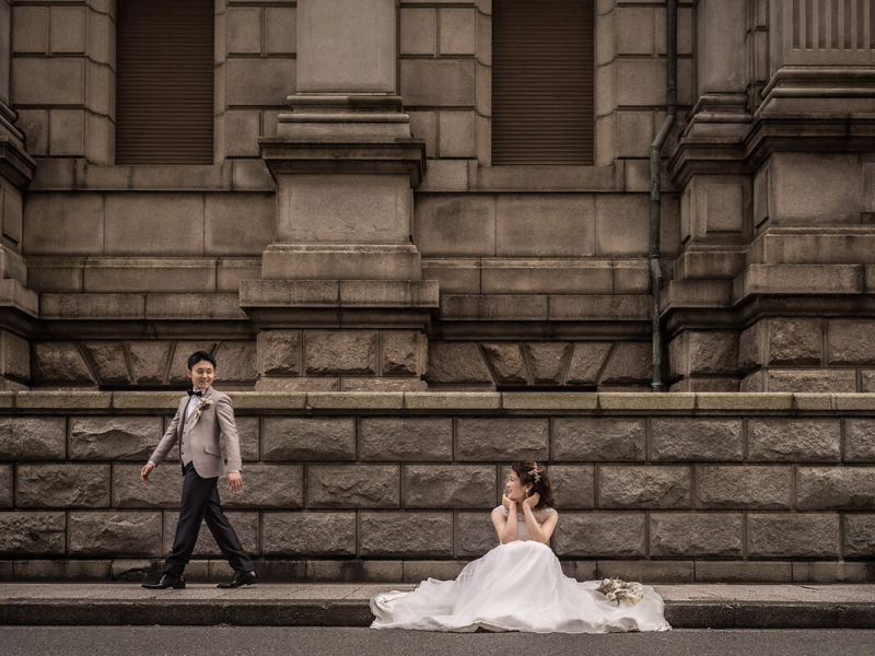 歴史的建造物が立ち並ぶ、横浜のメインストリート