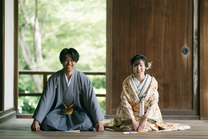 お正座ショットも