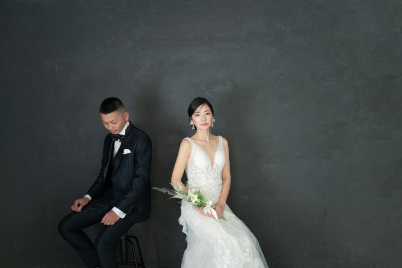 黒背景でクールに