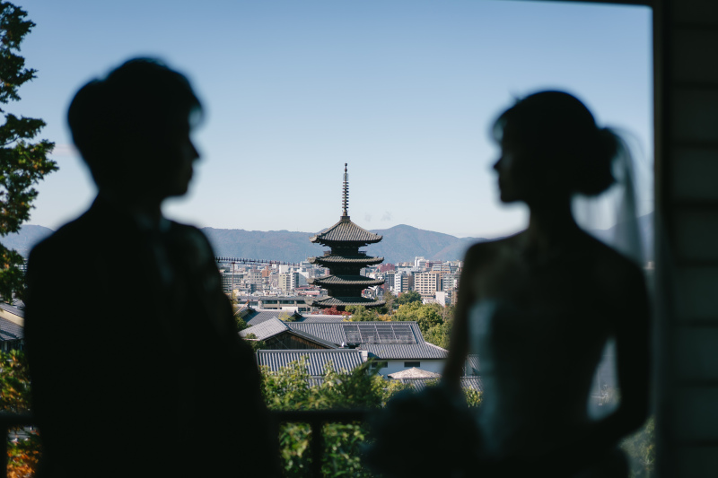 京都の街を一望