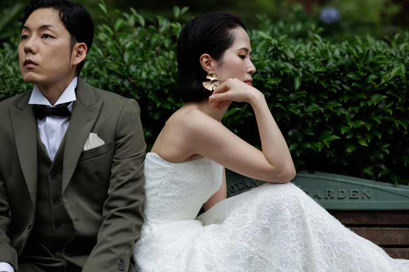 ベンチで少しかっこよく？