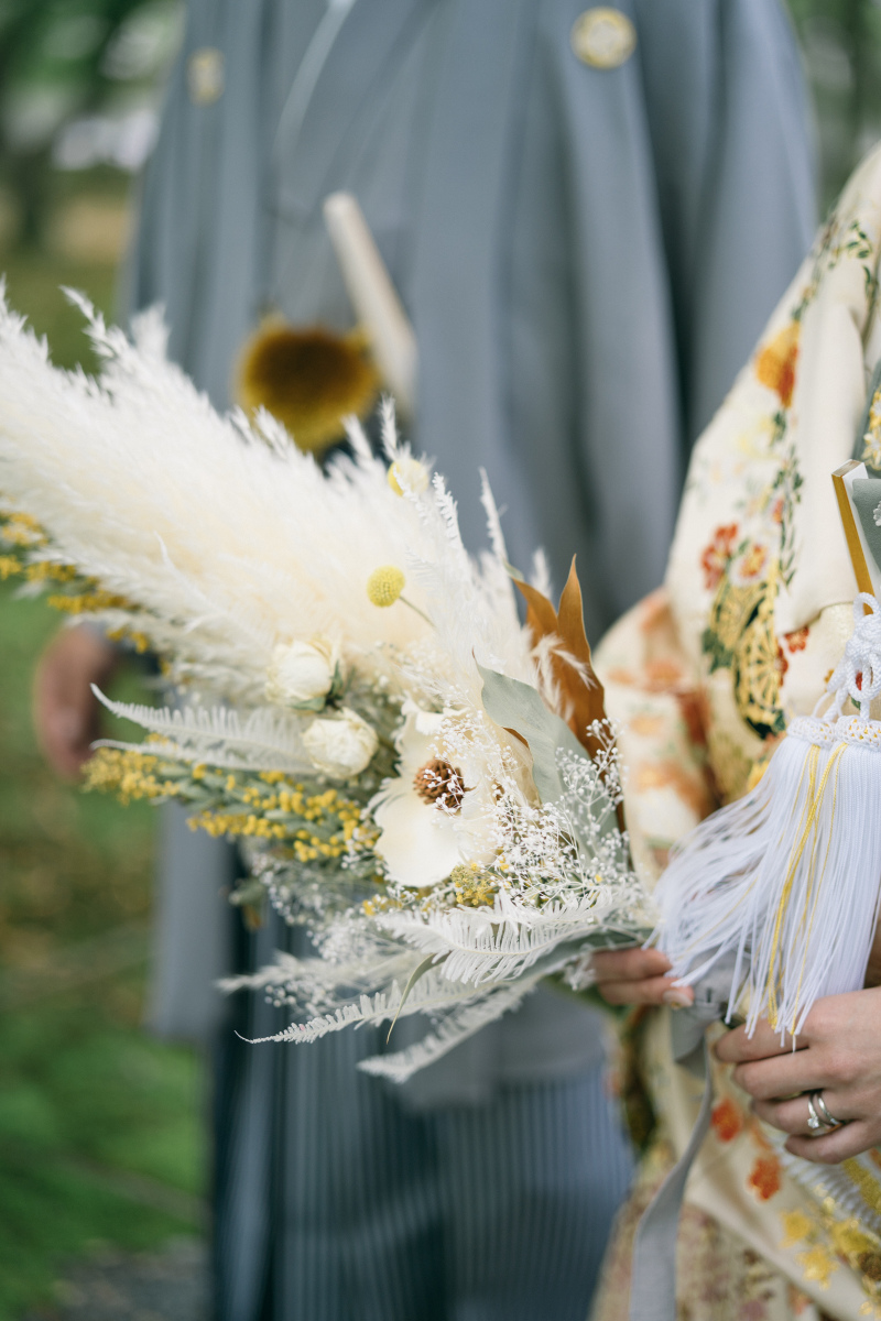 ブーケも思い出に