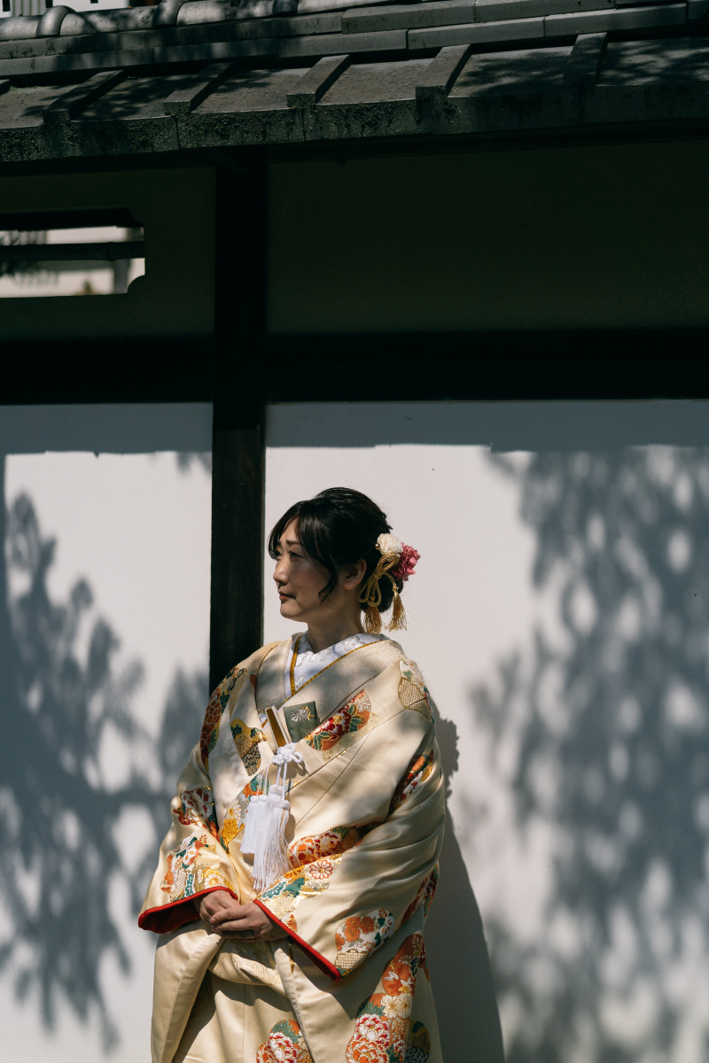 華やかな色打掛