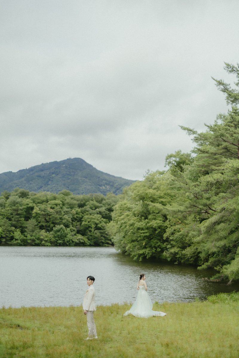 カラードレスで宝ヶ池公園へ