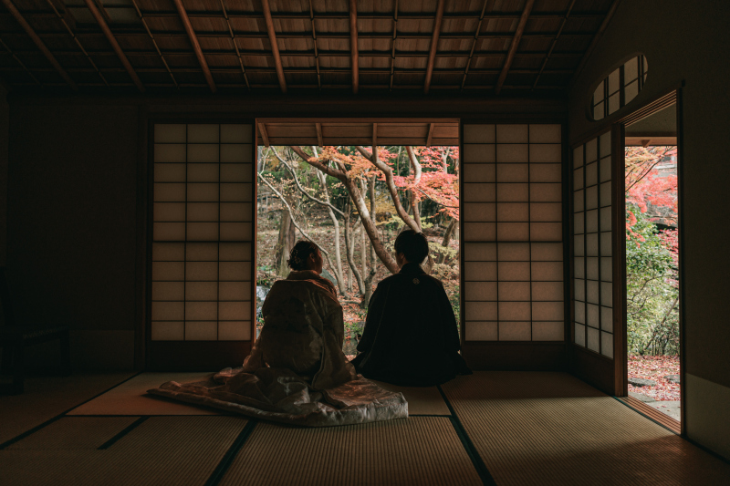 お座敷から見える風景