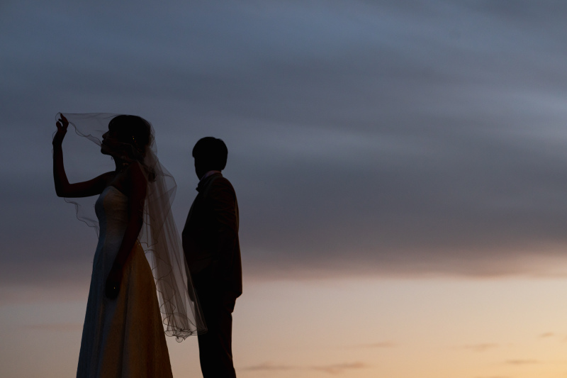 陽が沈んできて