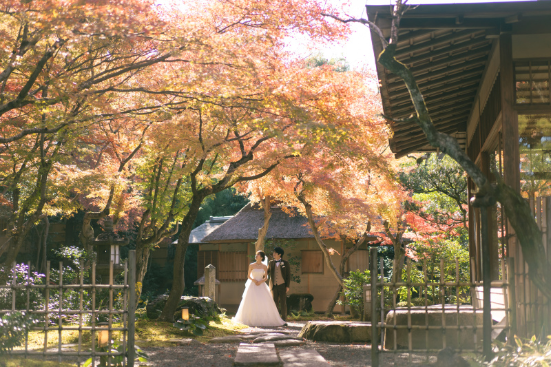 京都らしいロケーションで