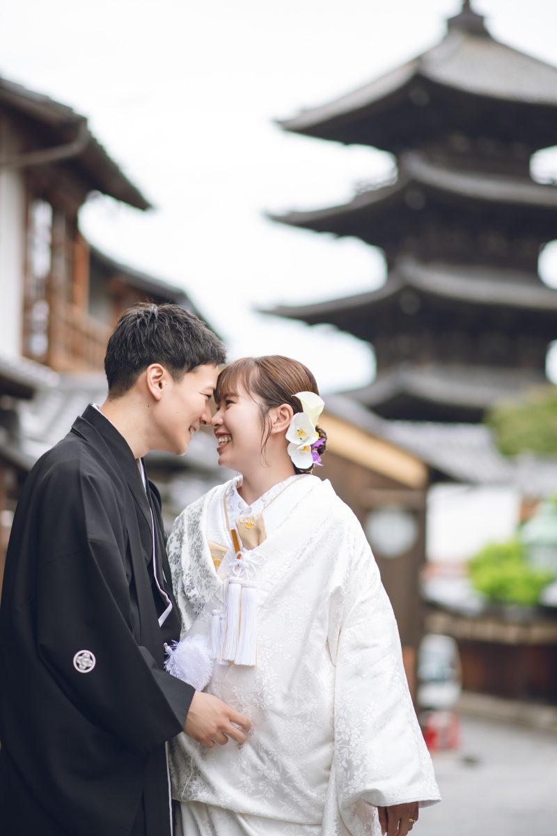 鼻と鼻をくっつけて‥