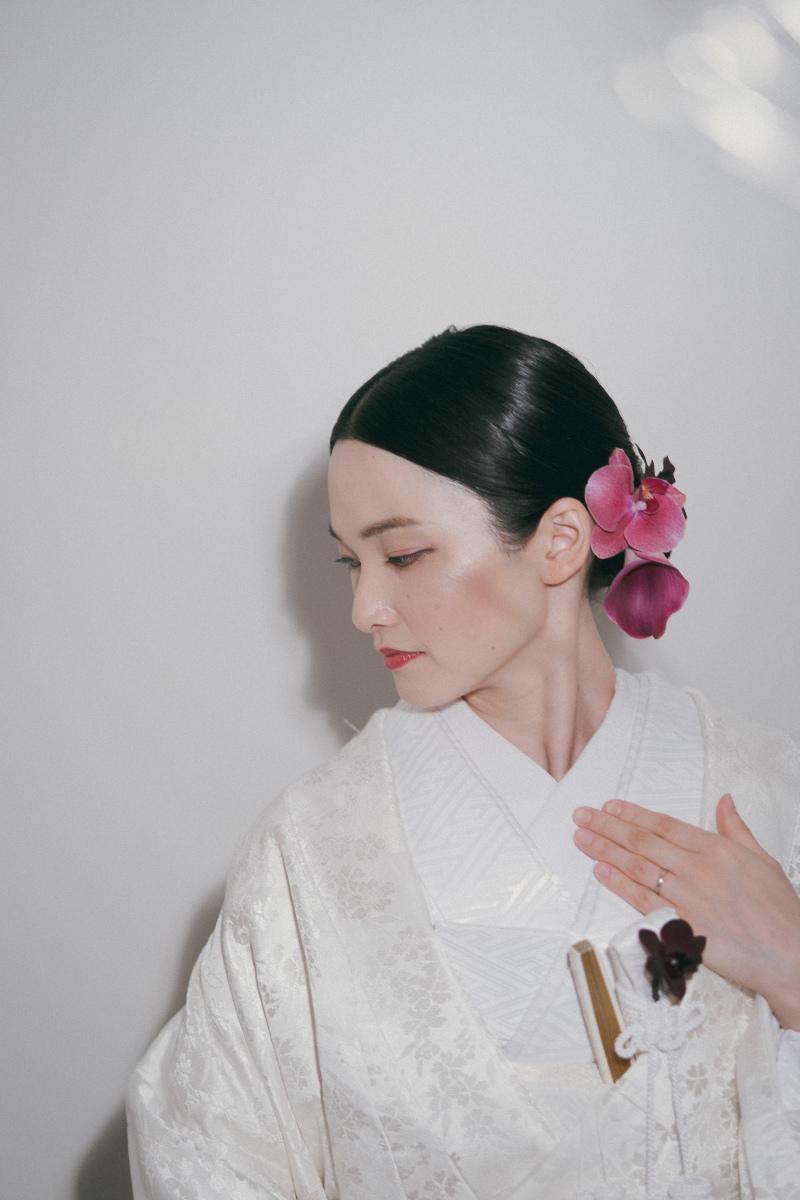 お花で彩りを添えて