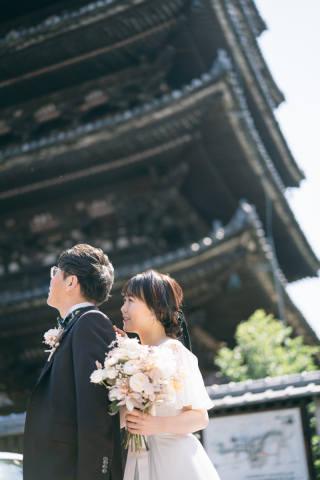 京都の町並みは洋装もgood!