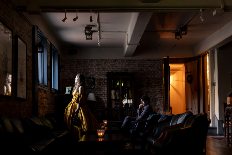 パビリオンコートでしっとりと