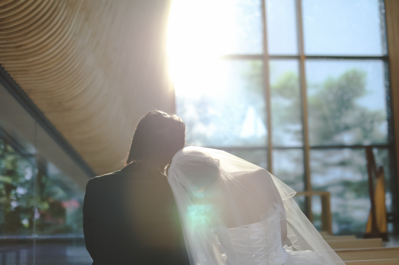 贅沢なチャペルで