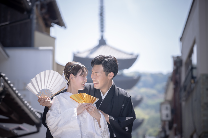 京都の街並みと自然