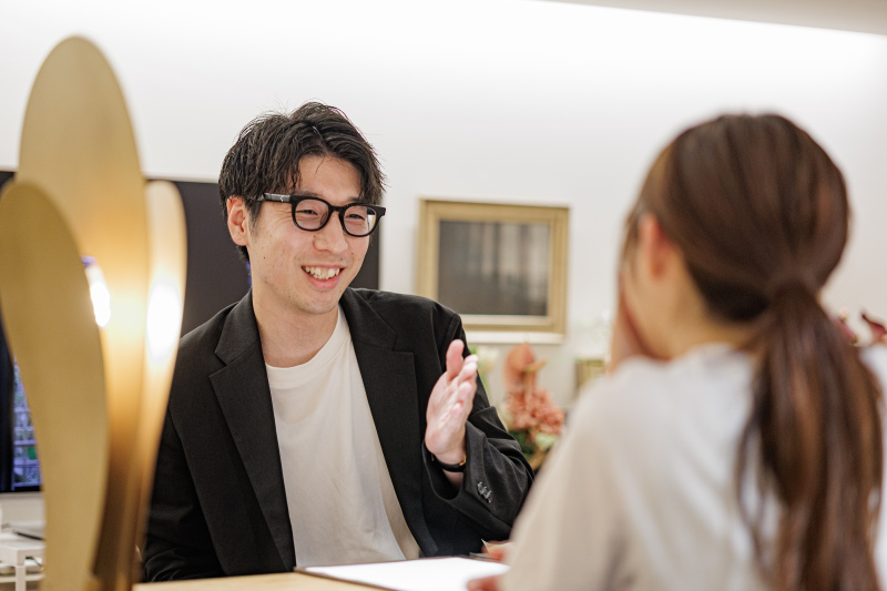 フォトグラファーと事前のお打ち合わせが出来る