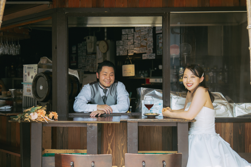 お二人にとって想い出のある場所での撮影