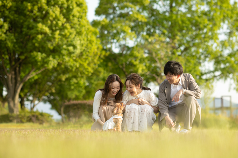 ラヴィファクトリー京都店_ペットと一緒に撮影できる
