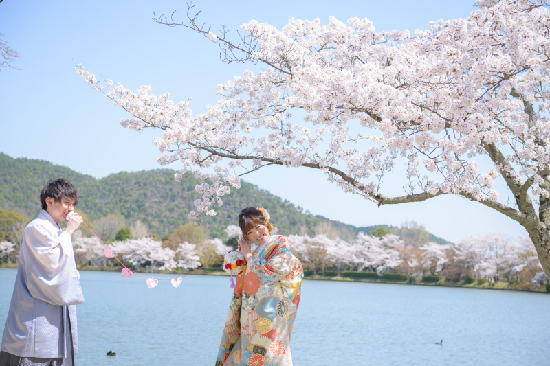 歴史情緒感じる庭園「大沢池」