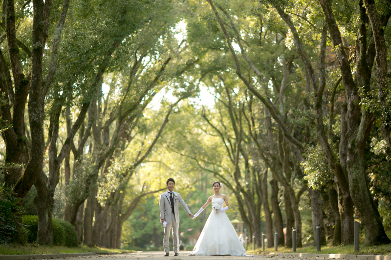 ラヴィファクトリー京都店_ガーデンで撮影できる