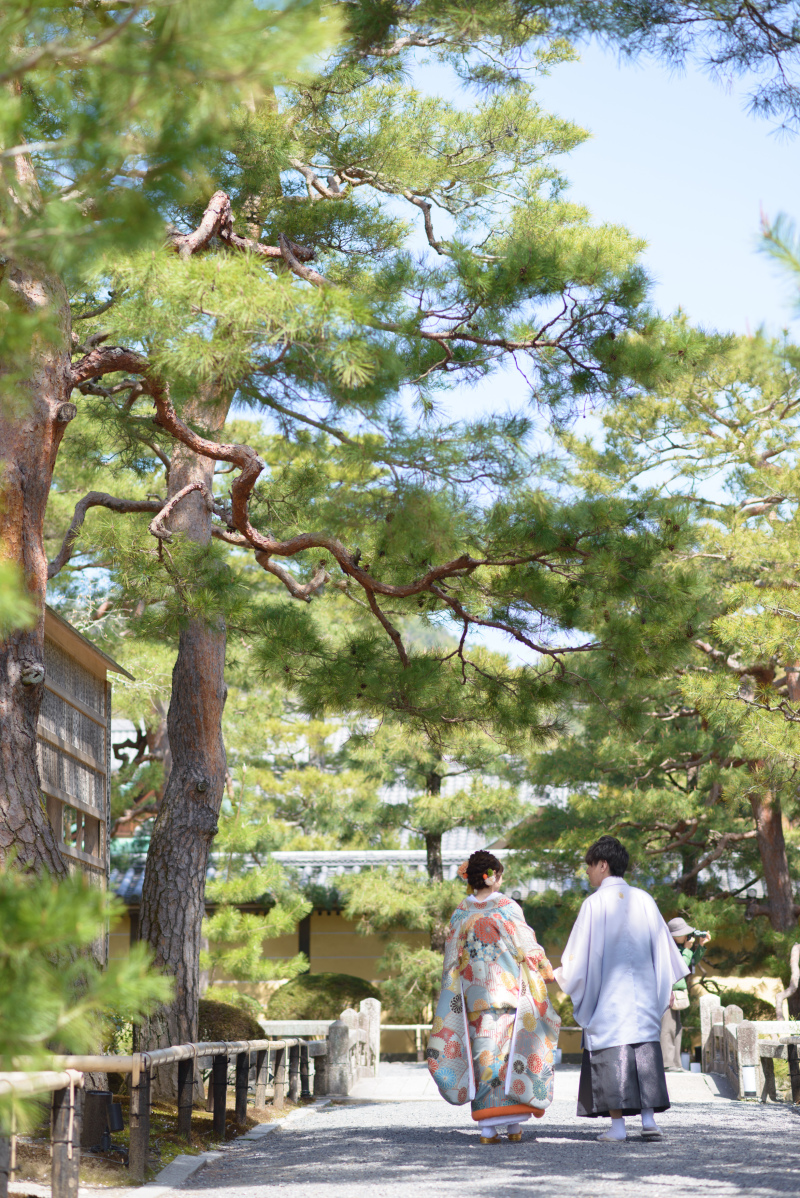 ラヴィファクトリー京都店_庭園で撮影できる