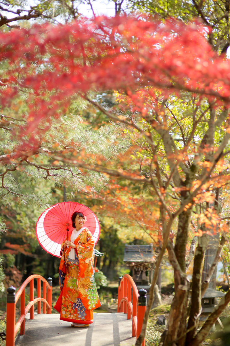 ラヴィファクトリー京都店_ガーデンで撮影できる