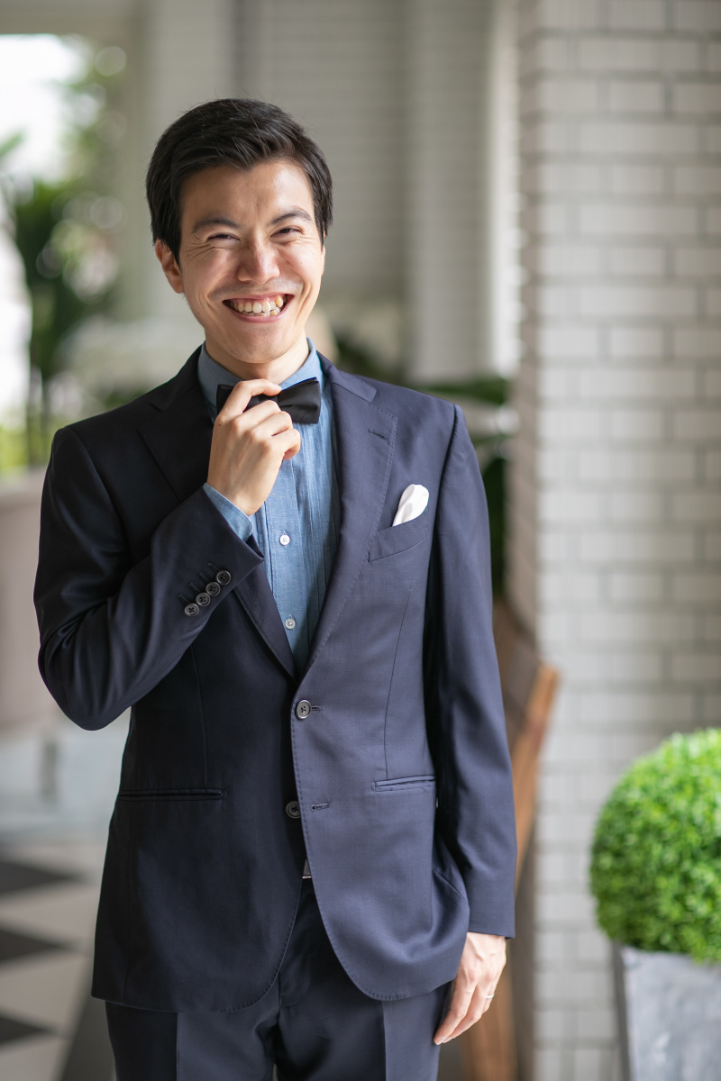 ご新郎様もかっこよく