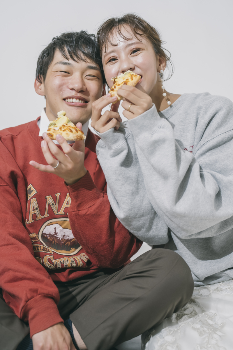 美味しそうに頬張るお二人♡